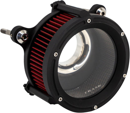 TRASK 68 mm Assault Charge Air Cleaner - Flat Black - Gen 2 M8 TM-1025BK