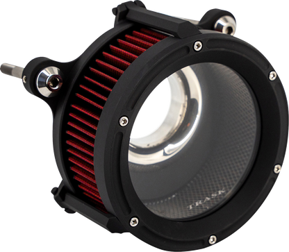 TRASK 68 mm Assault Charge Air Cleaner - Flat Black - Gen 2 M8 TM-1025BK
