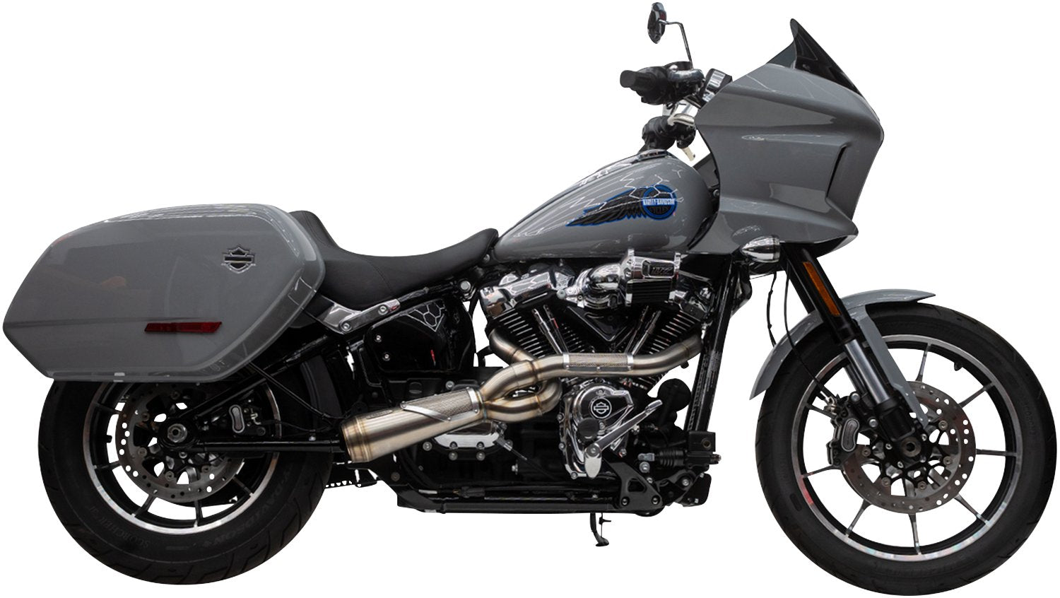 TRASK 2-into-1 Big Sexy Exhaust System - Stainless - M8 Softail TM-5132