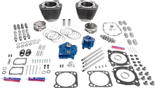 S&S CYCLE 132" Power Package - HPT496 - Chain Drive - Oil Cooled - Black Granite - 114"/117" M8 310-1388