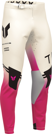 THOR Sportmode Geo Pants - Vintage White/Pink - US 38 2901-12831