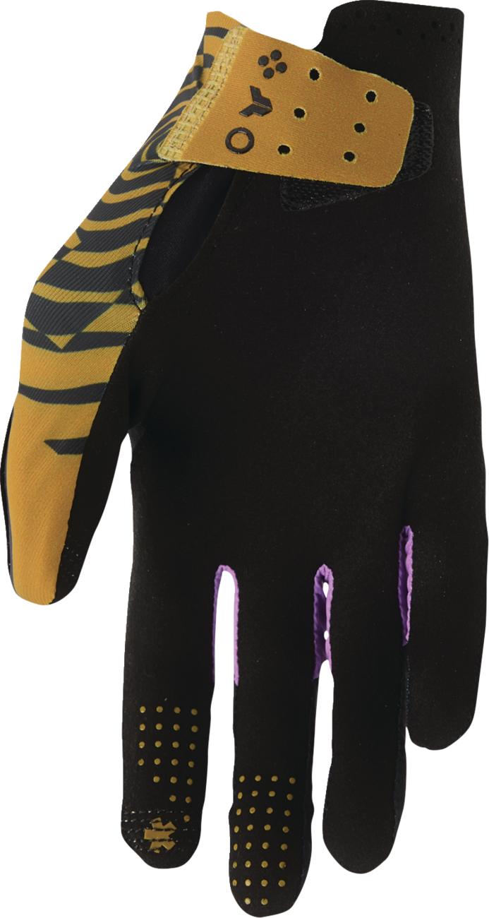 THOR Sportmode Mind Control Gloves - Black/Caramel - Large 3330-8570