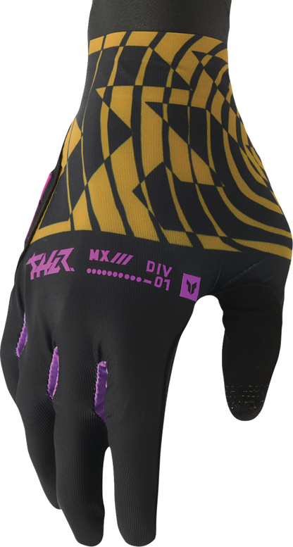 THOR Sportmode Mind Control Gloves - Black/Caramel - XL 3330-8571