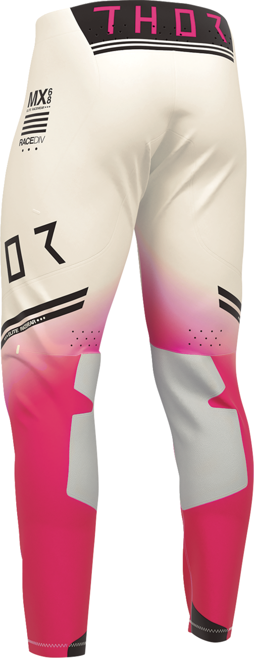 THOR Sportmode Geo Pants - Vintage White/Pink - US 33 2901-12828