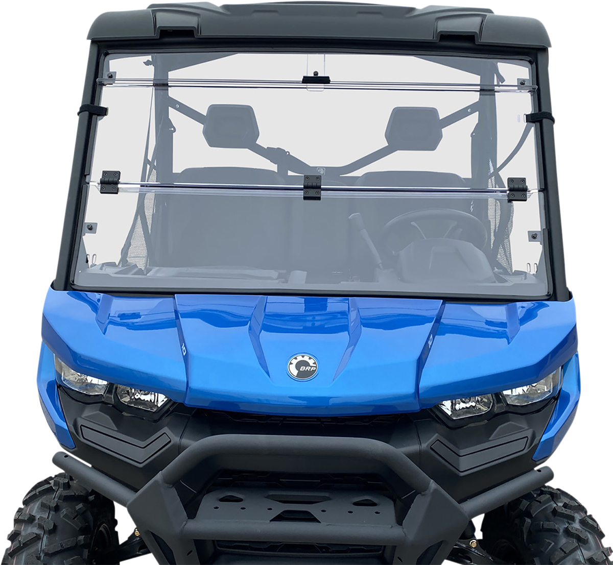 MOOSE OFFROAD Full Folding Windshield - Deluxe - Defender V000344-12200M