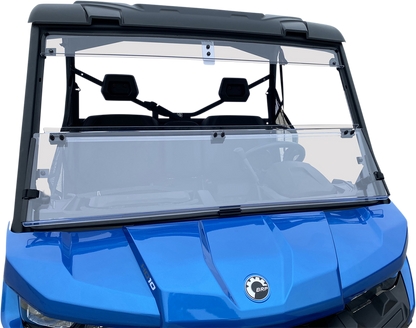 MOOSE OFFROAD Full Folding Windshield - Deluxe - Defender V000344-12200M