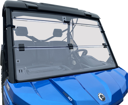 MOOSE OFFROAD Full Folding Windshield - Deluxe - Defender V000344-12200M
