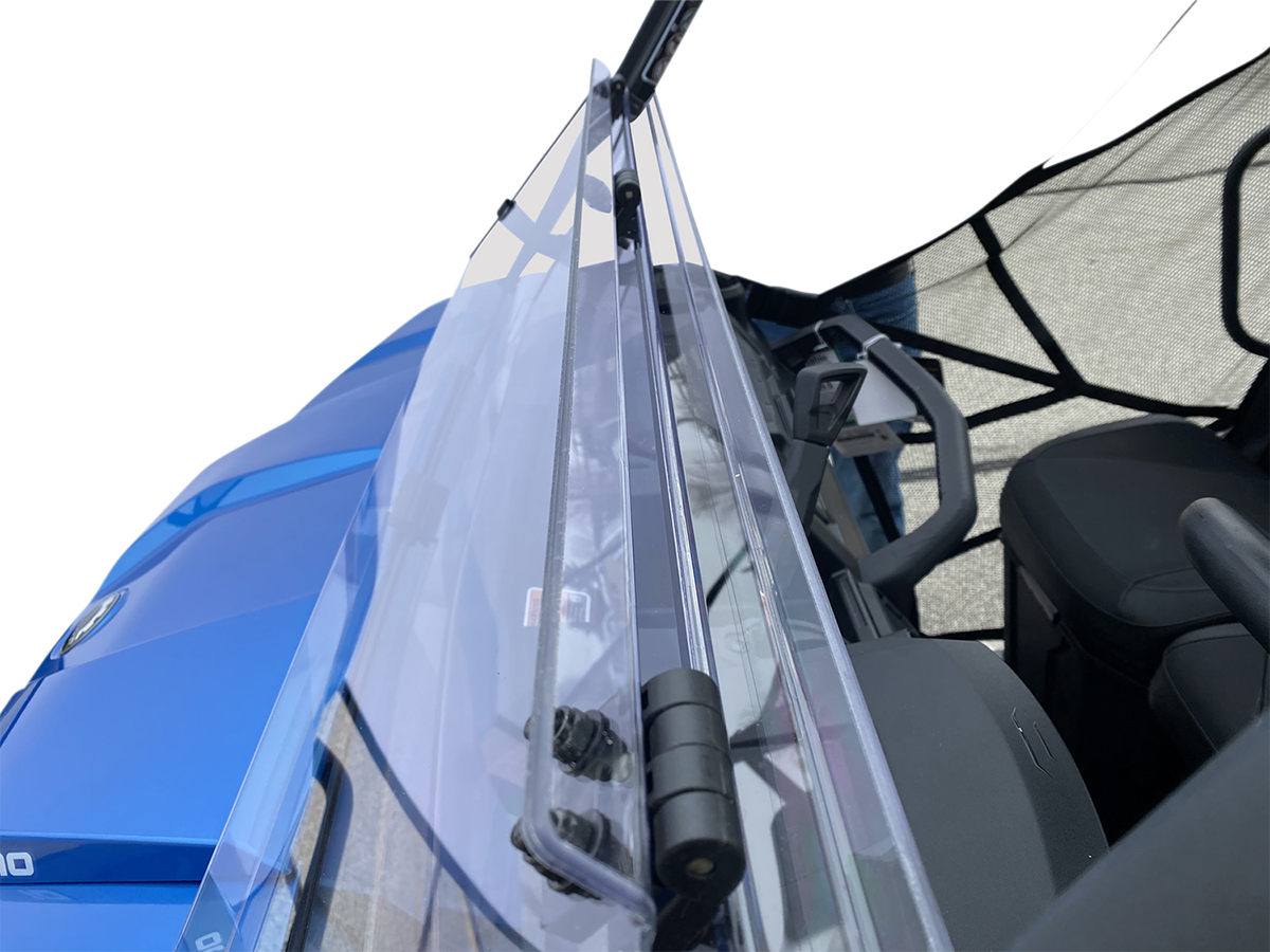 MOOSE OFFROAD Full Folding Windshield - Deluxe - Defender V000344-12200M