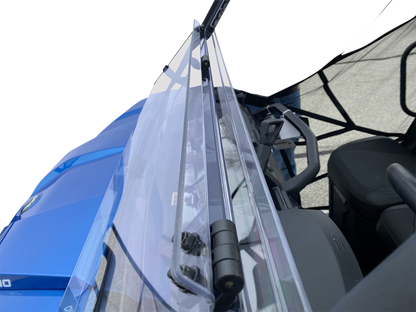 MOOSE OFFROAD Full Folding Windshield - Deluxe - Defender V000344-12200M