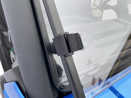 MOOSE OFFROAD Full Folding Windshield - Deluxe - Defender V000344-12200M