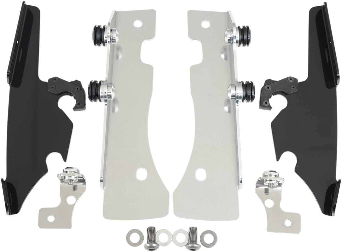 MEMPHIS SHADES Fats/Slim Trigger Lock Mounting Kit - XV 1600/1700 - Black MEB8981