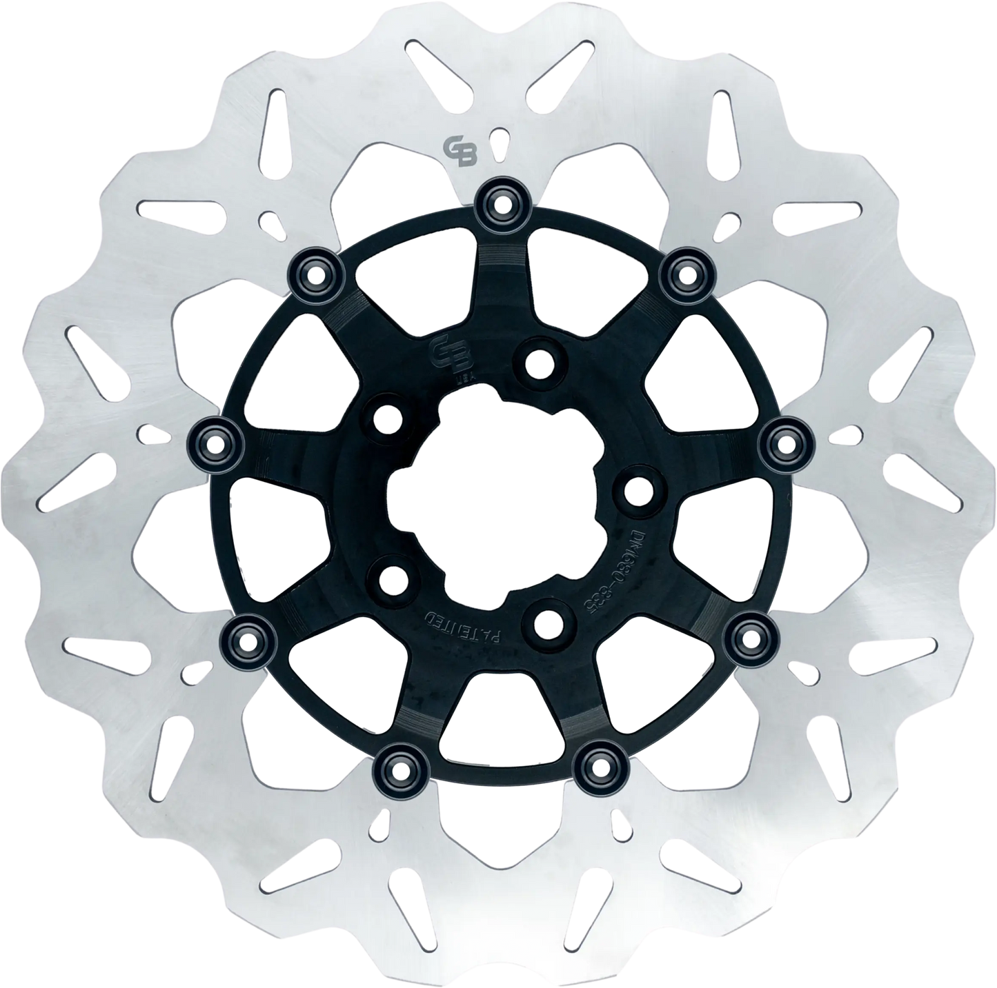 Rotor 11.8" Floating Wave Fr Black