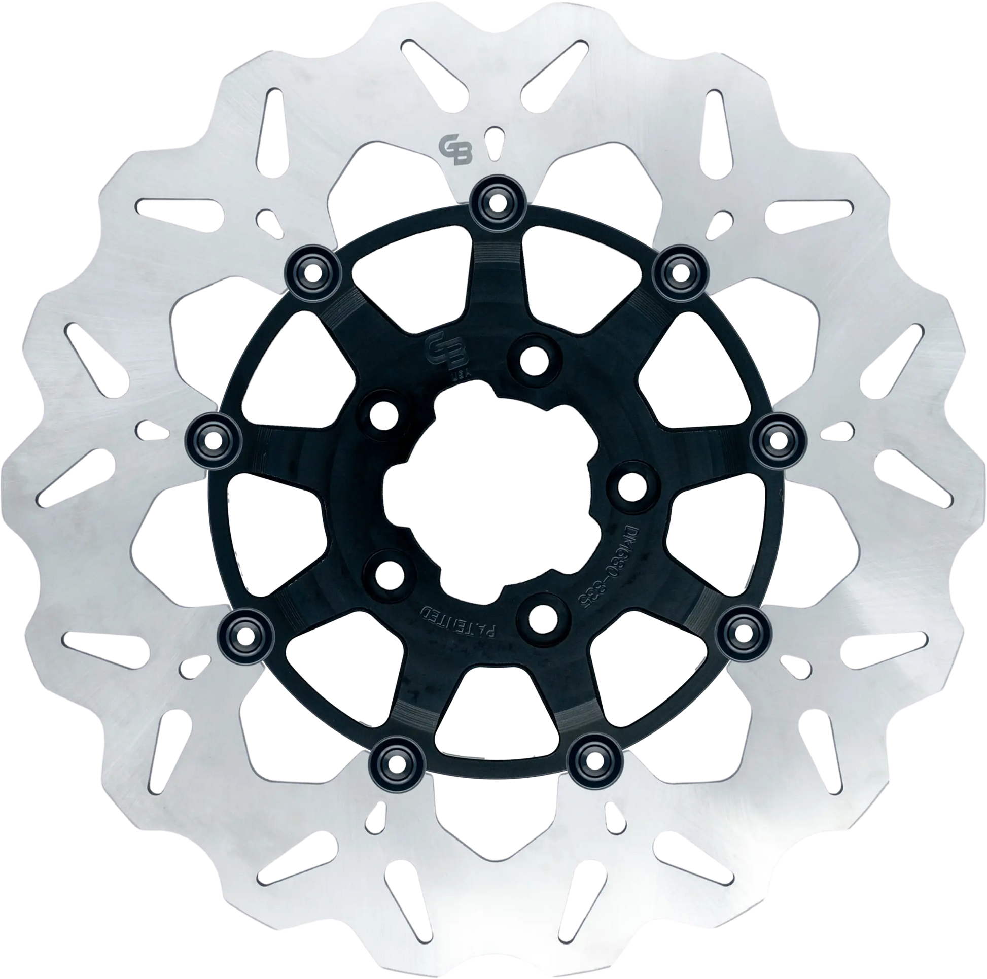 Rotor 11.8" Floating Wave Fr Black