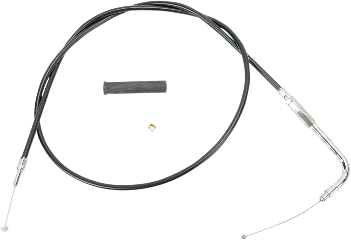 DRAG SPECIALTIES Black Vinyl Throttle Cable - 42-1/2" 4332103B