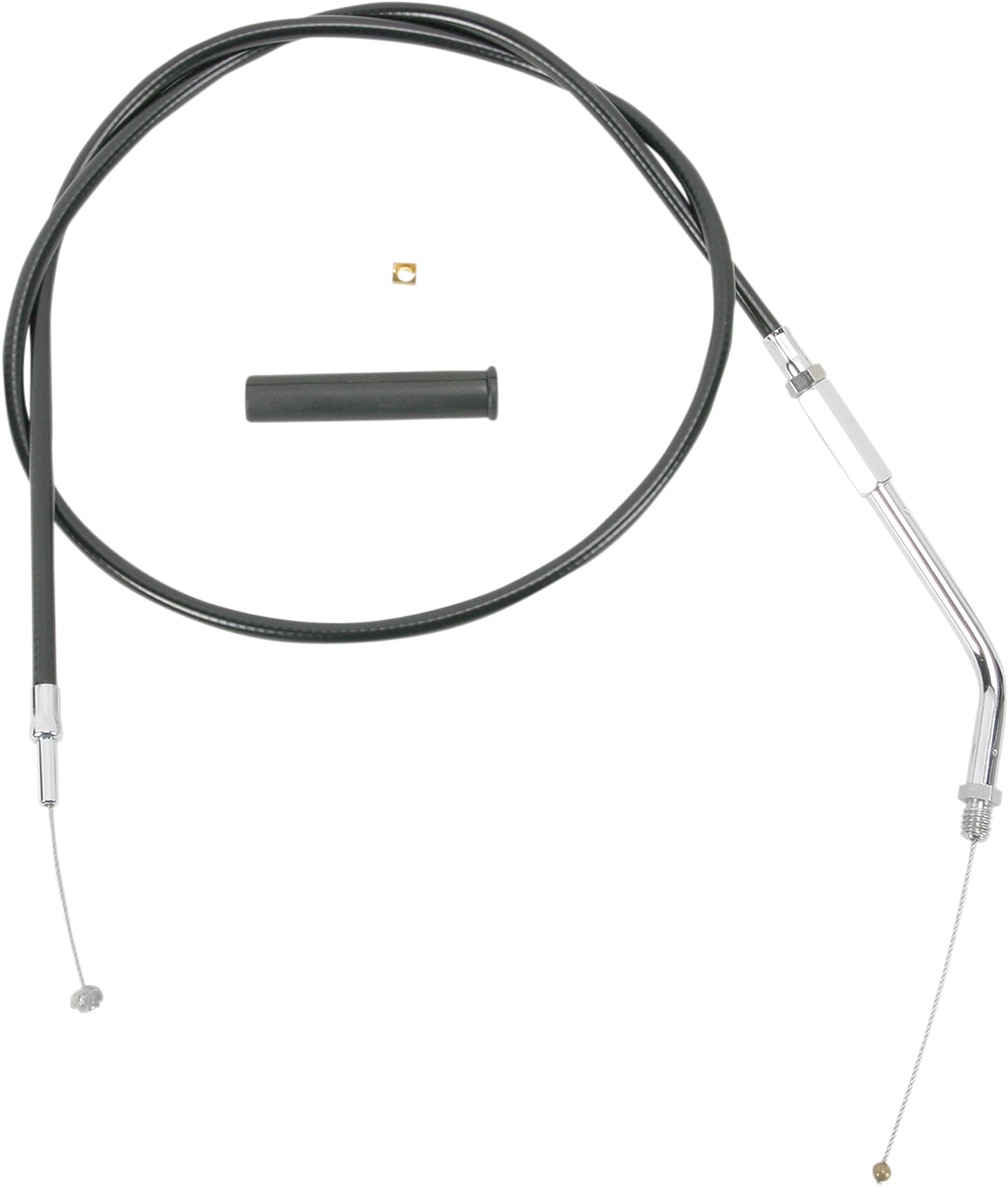 DRAG SPECIALTIES Black Vinyl Throttle Cable - 32-1/2" 4330100B