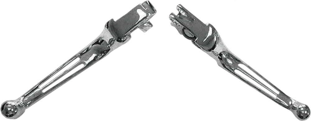 2 Slot Lever Set Chrome Big Twin 07 Up