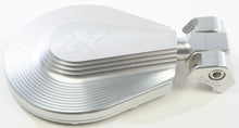 6" Round Folding Side Mirror Silver 2 Clamps Needed