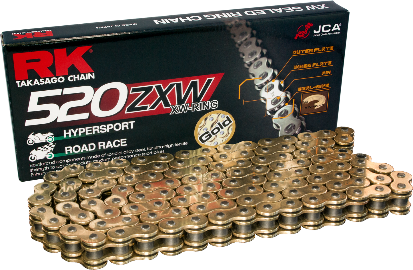 Gb520zxw Drive Chain Gold 520 X 120