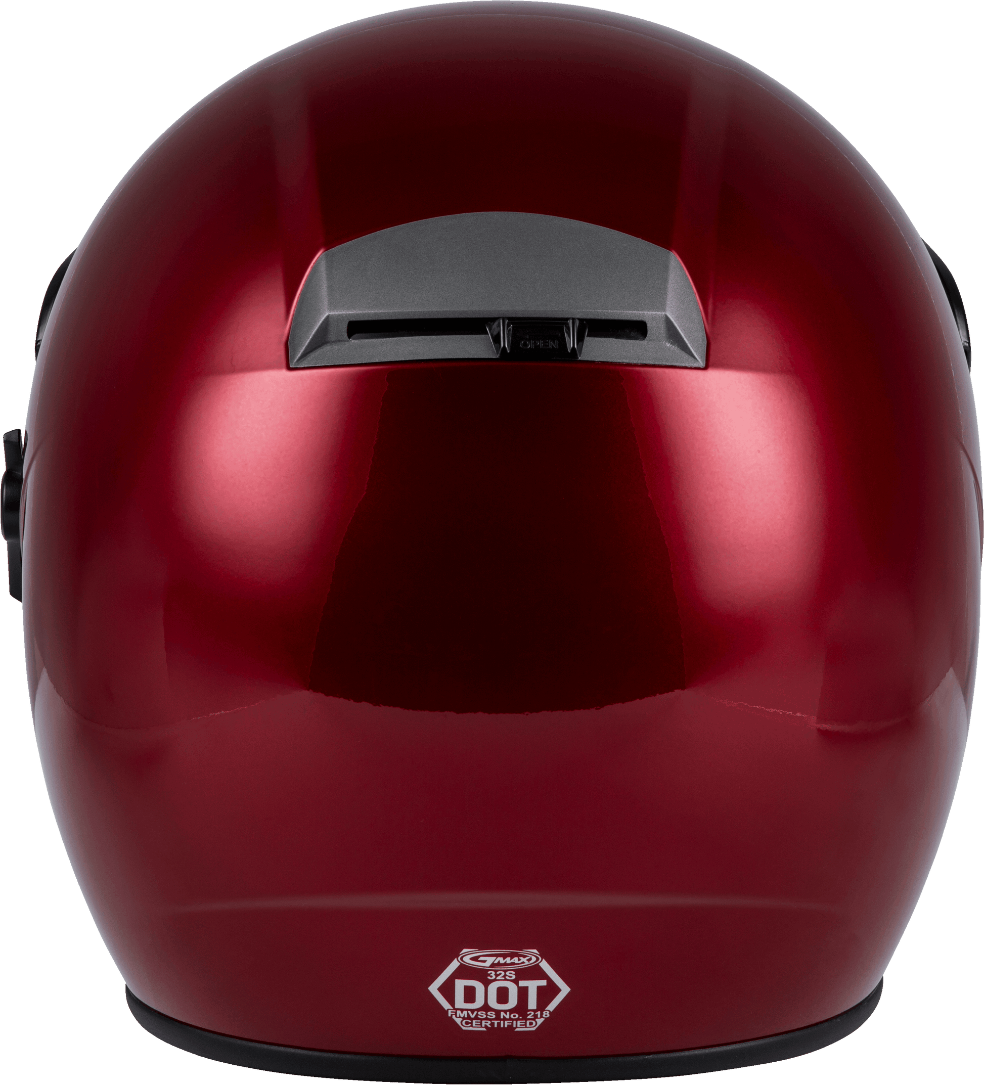 Gm 32 Open Face Helmet Candy Red Xs