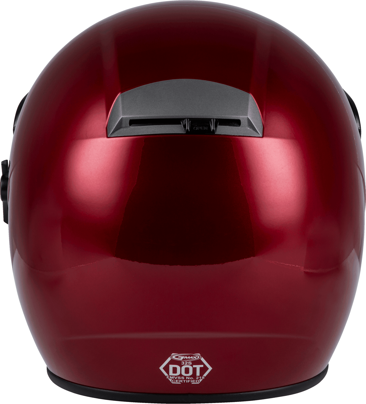 Gm 32 Open Face Helmet Candy Red Lg