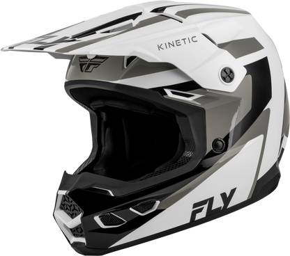 Kinetic Sync Helmet White/Black/Grey Lg