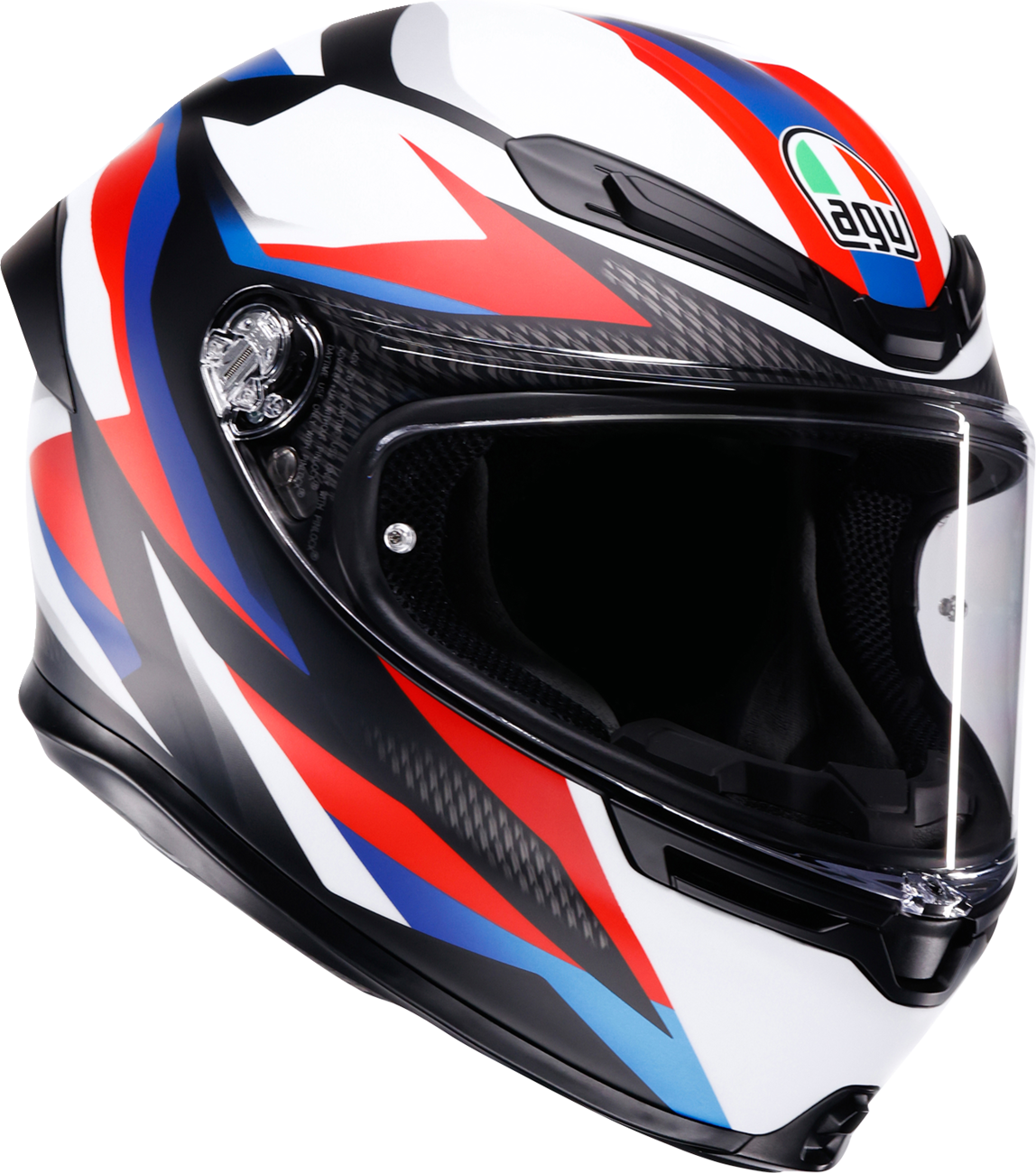 AGV K6 S Helmet - Timewarp - Matte Black/Red/Blue - XL 2118395016-028-XL