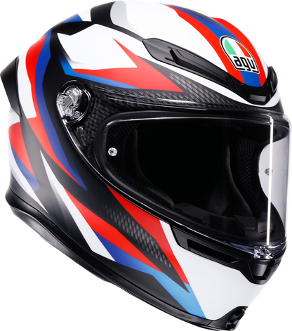AGV K6 S Helmet - Timewarp - Matte Black/Red/Blue - XL 2118395016-028-XL