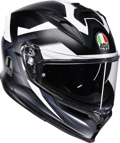 AGV K7 Helmet - Glimpse - Matte Black/White - 2XL 2118399004-016-XXL