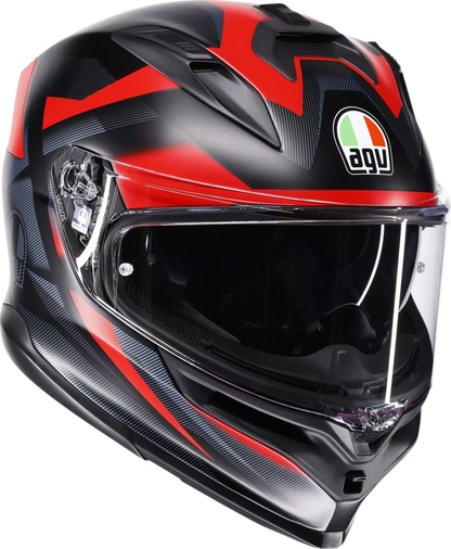 AGV K7 Helmet - Glimpse - Matte Black/Red - Small 2118399004-015-S