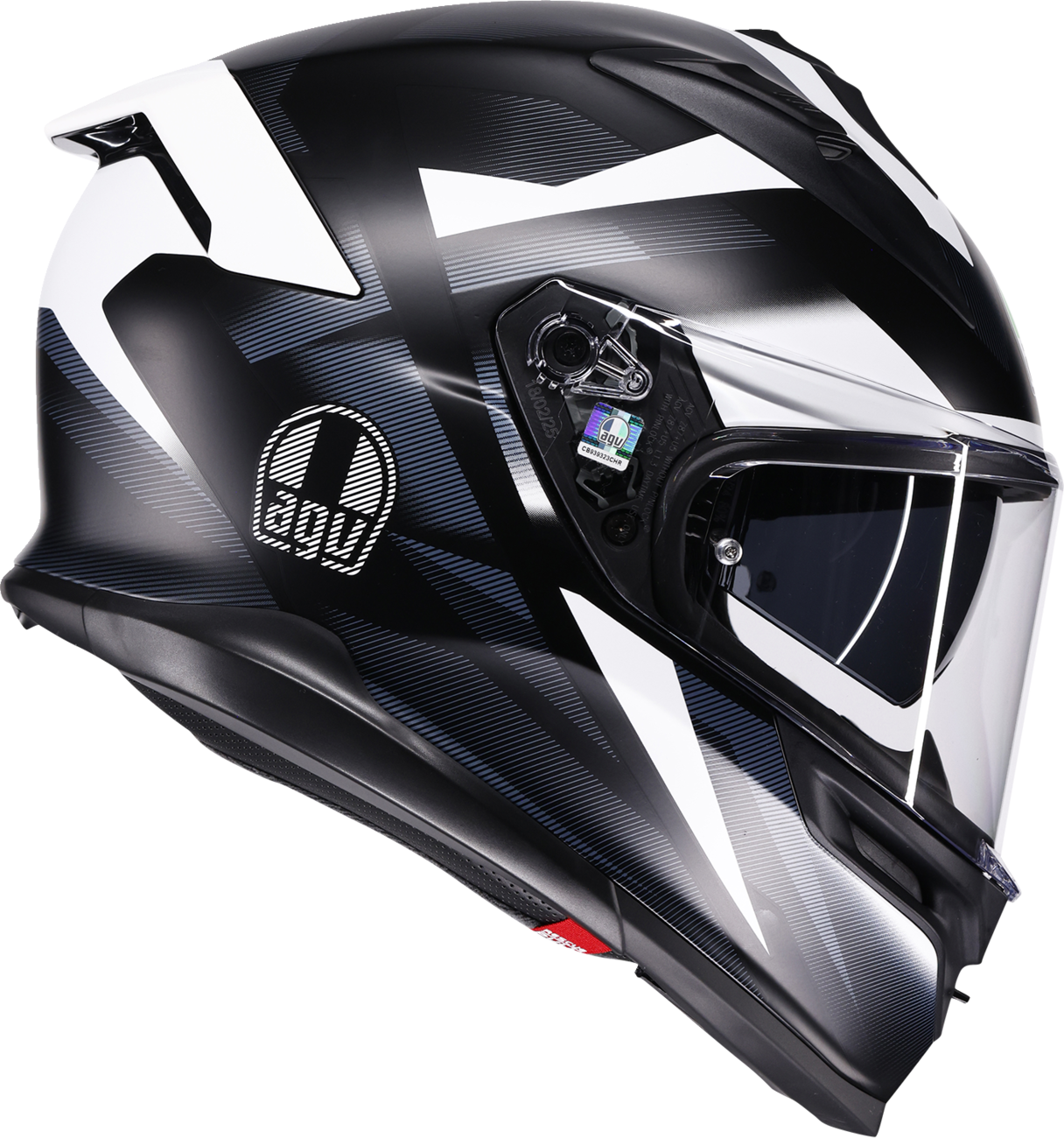 AGV K7 Helmet - Glimpse - Matte Black/White - Large 2118399004-016-L