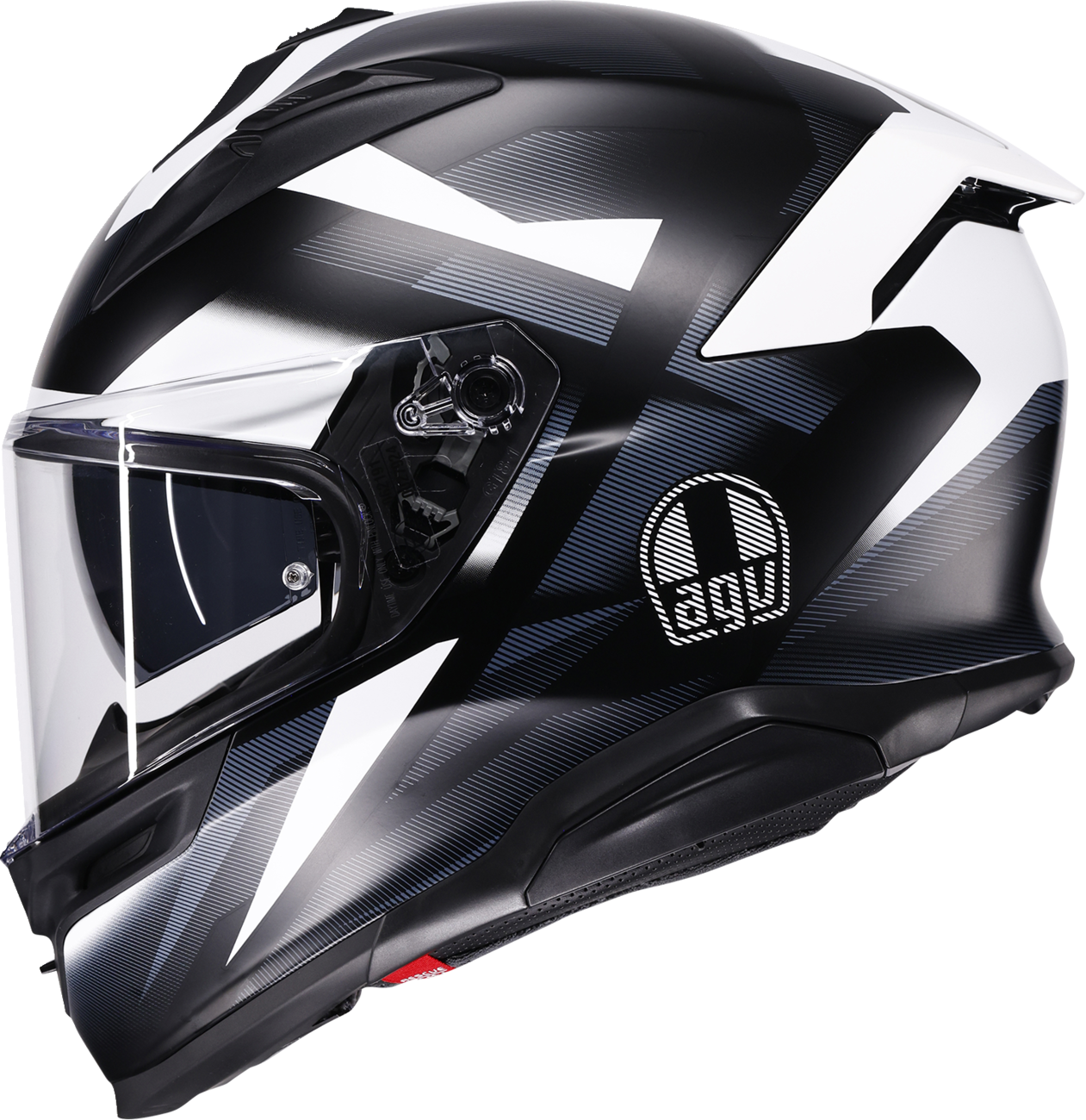 AGV K7 Helmet - Glimpse - Matte Black/White - Large 2118399004-016-L