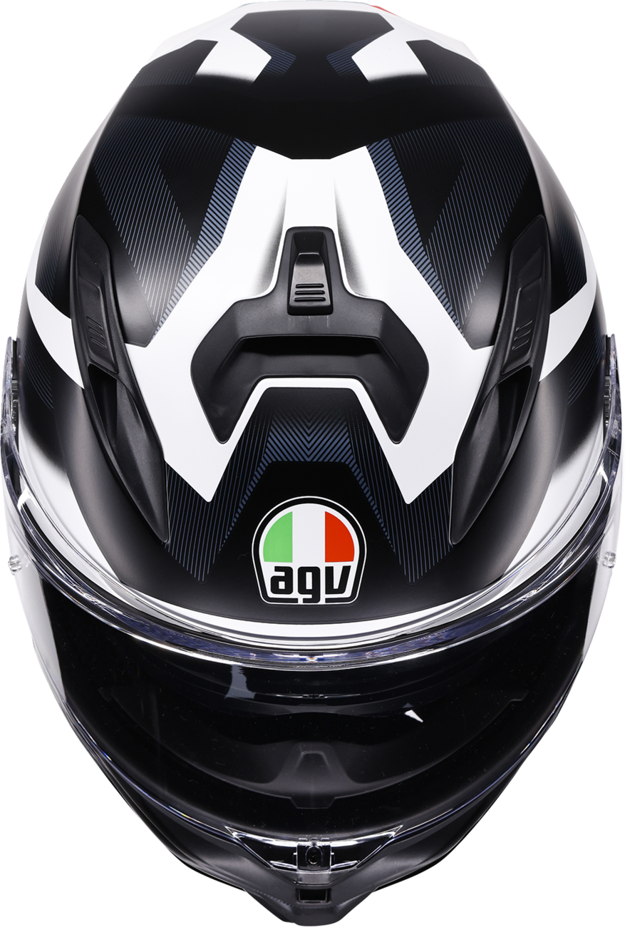 AGV K7 Helmet - Glimpse - Matte Black/White - Large 2118399004-016-L