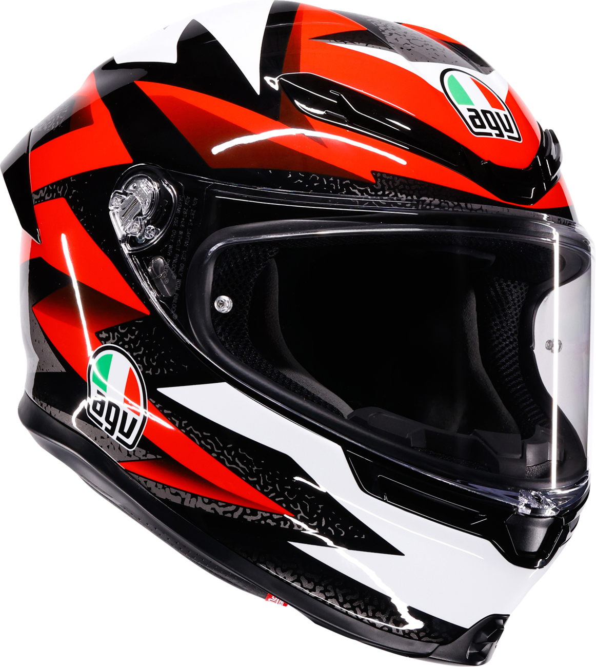 AGV K6 S Helmet - Braven - Black/Red/White - Large 2118395016-029-L
