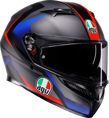 AGV K3 Helmet - Striga - Matte Black/Blue/Red - 2XL 2118381004-024-XXL