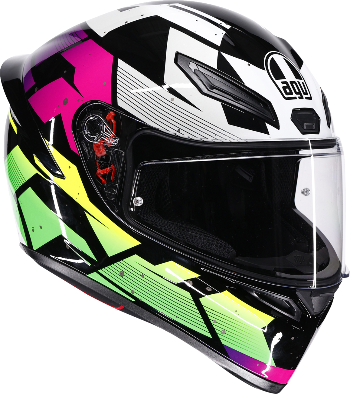 AGV K1 S Helmet - Punkpulse - Black/Purple/Lime - 2XL 2118394018-071-XXL