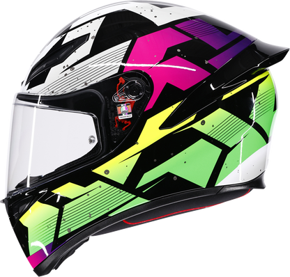 AGV K1 S Helmet - Punkpulse - Black/Purple/Lime - Large 2118394018-071-L