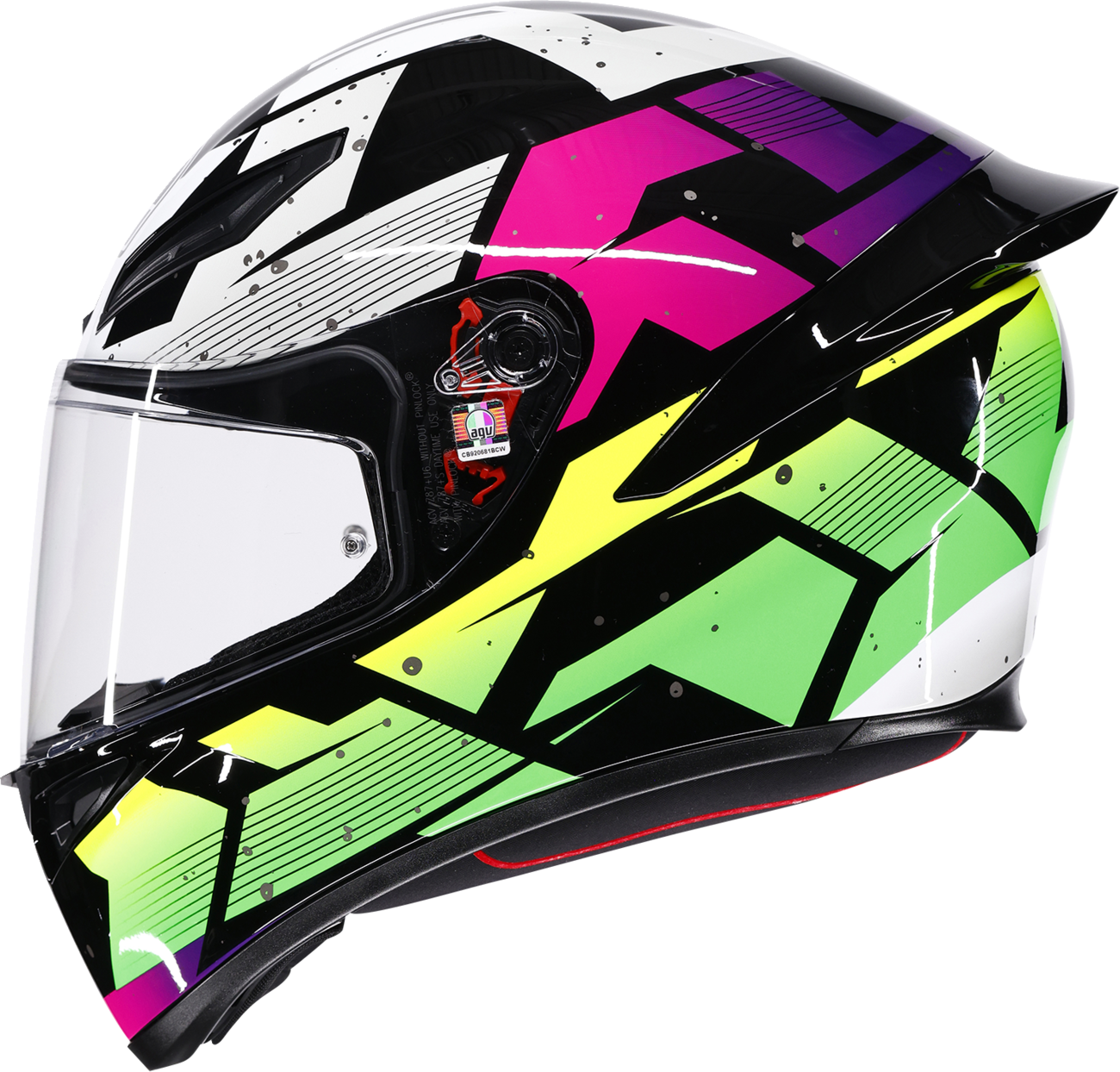 AGV K1 S Helmet - Punkpulse - Black/Purple/Lime - 2XL 2118394018-071-XXL