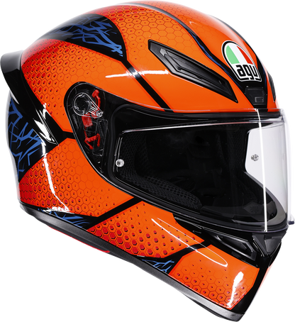 AGV K1 S Helmet - Speedarmor - Black/Orange/Blue - Medium 2118394018-074-M