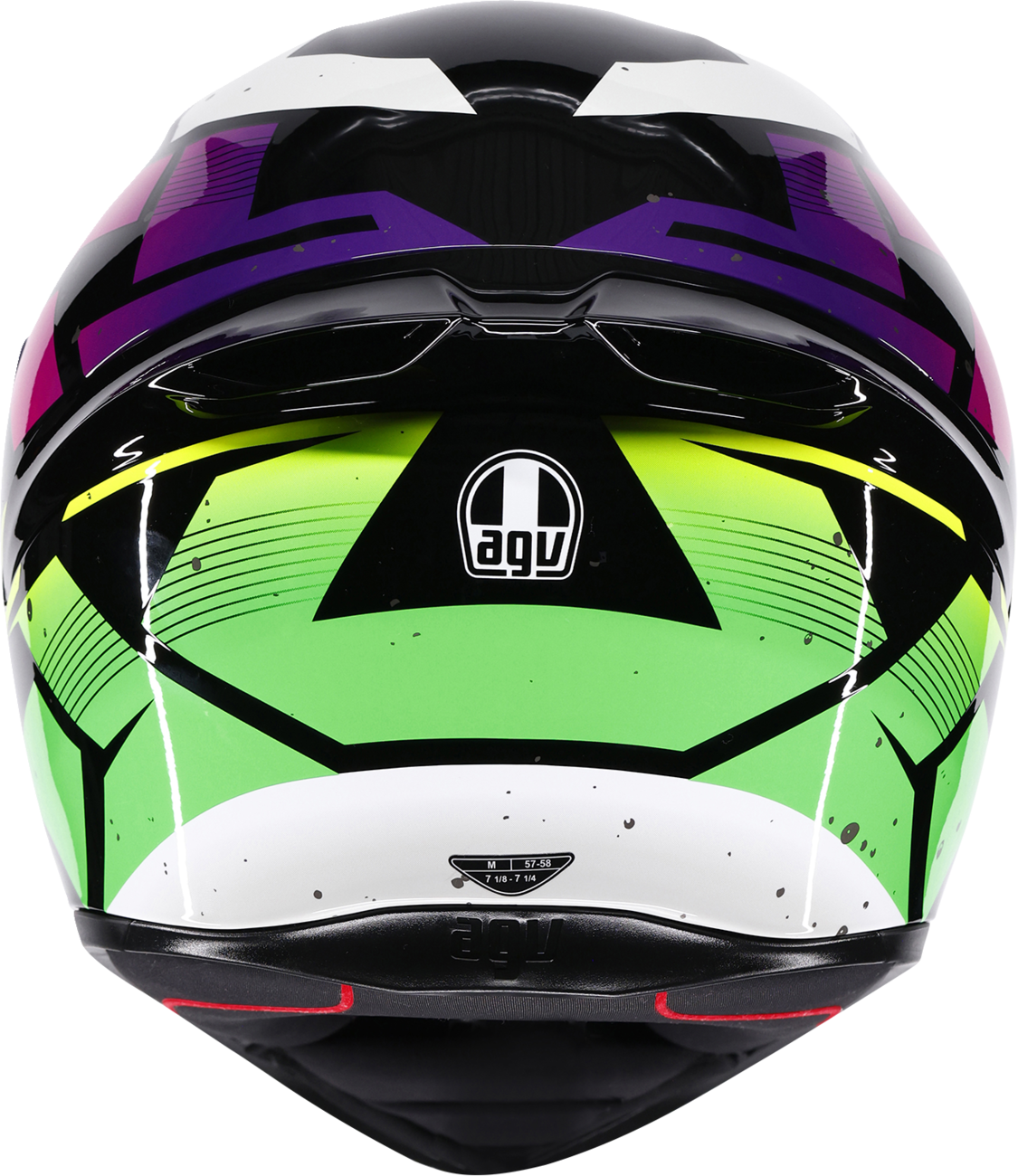 AGV K1 S Helmet - Punkpulse - Black/Purple/Lime - Medium 2118394018-071-M