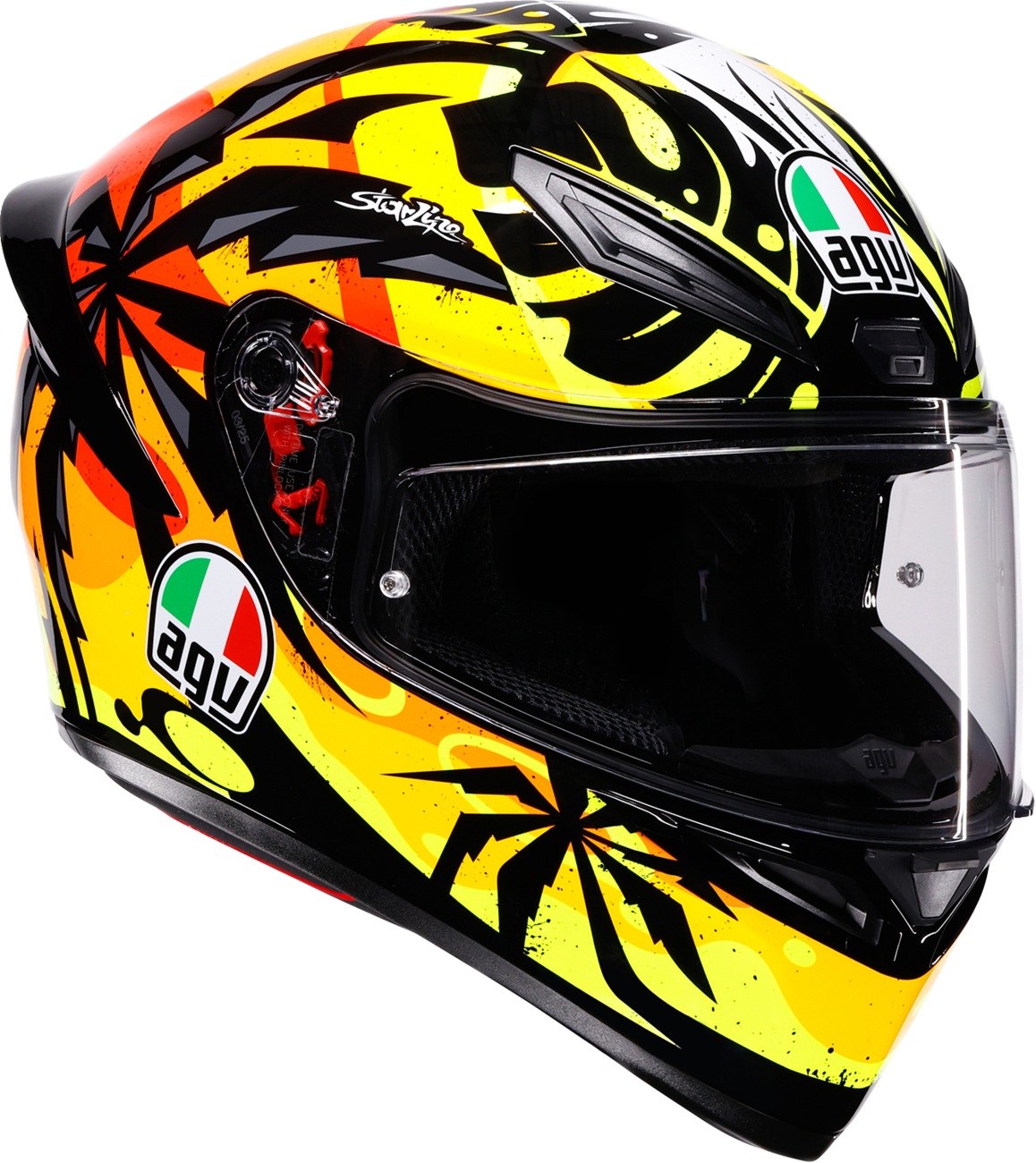 AGV K1 S Helmet - Tropicrush - Black/Orange - Small 2118394018-070-S