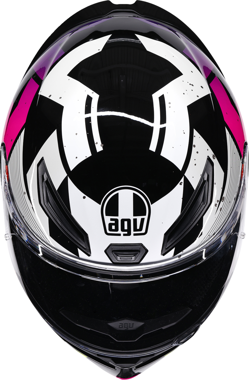AGV K1 S Helmet - Punkpulse - Black/Purple/Lime - Medium 2118394018-071-M