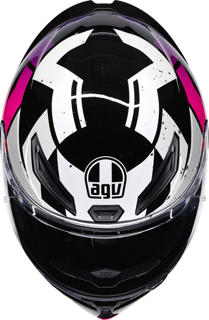 AGV K1 S Helmet - Punkpulse - Black/Purple/Lime - Medium 2118394018-071-M