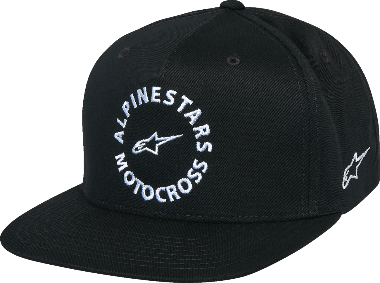 ALPINESTARS MX Snapback Hat - Black 1216-81140-10-OS
