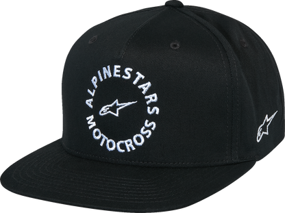 ALPINESTARS MX Snapback Hat - Black 1216-81140-10-OS