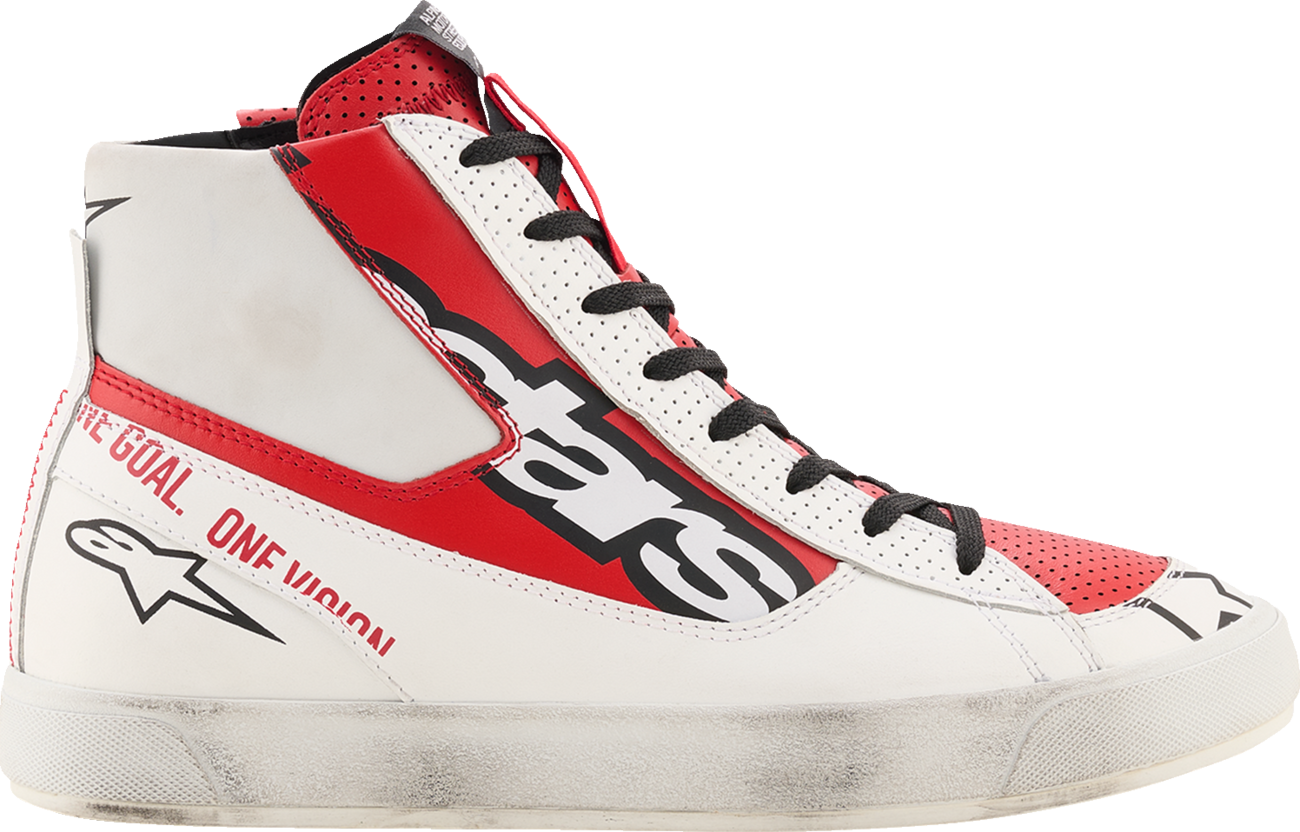 ALPINESTARS Stated Flair Shoes - White/Bright Red - US 7.5 2541326-2230-75