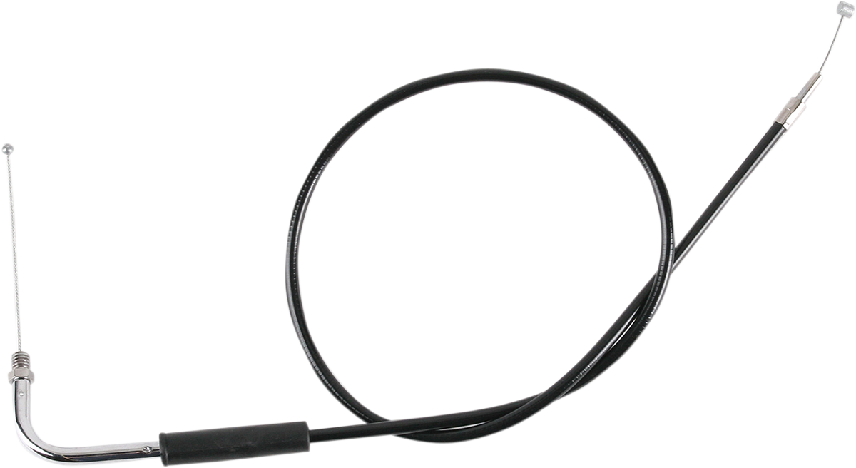 DRAG SPECIALTIES Black Vinyl Throttle Cable - 33" 4330300B