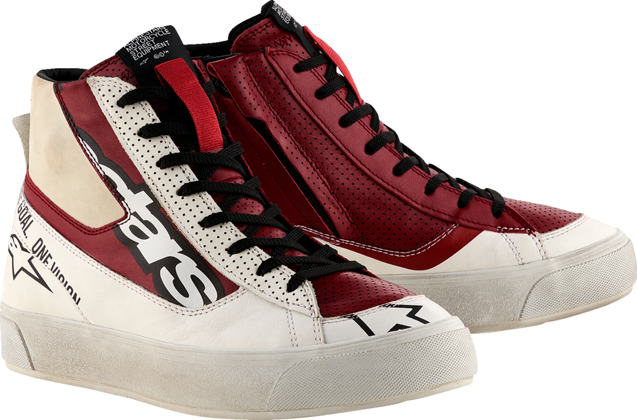 ALPINESTARS Stella Stated Flair Shoes - White/Rio Red - US 6 2541426-2066-6