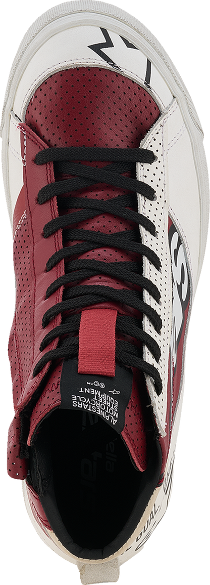 ALPINESTARS Stella Stated Flair Shoes - White/Rio Red - US 9 2541426-2066-9