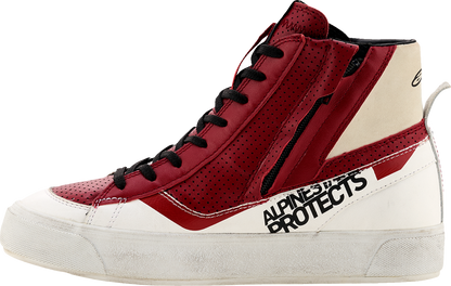 ALPINESTARS Stella Stated Flair Shoes - White/Rio Red - US 9.5 2541426-2066-95