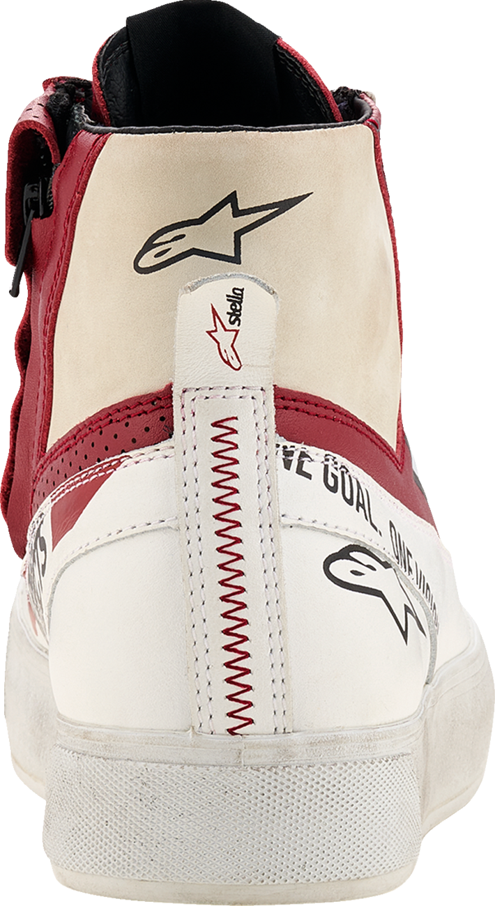 ALPINESTARS Stella Stated Flair Shoes - White/Rio Red - US 10 2541426-2066-10